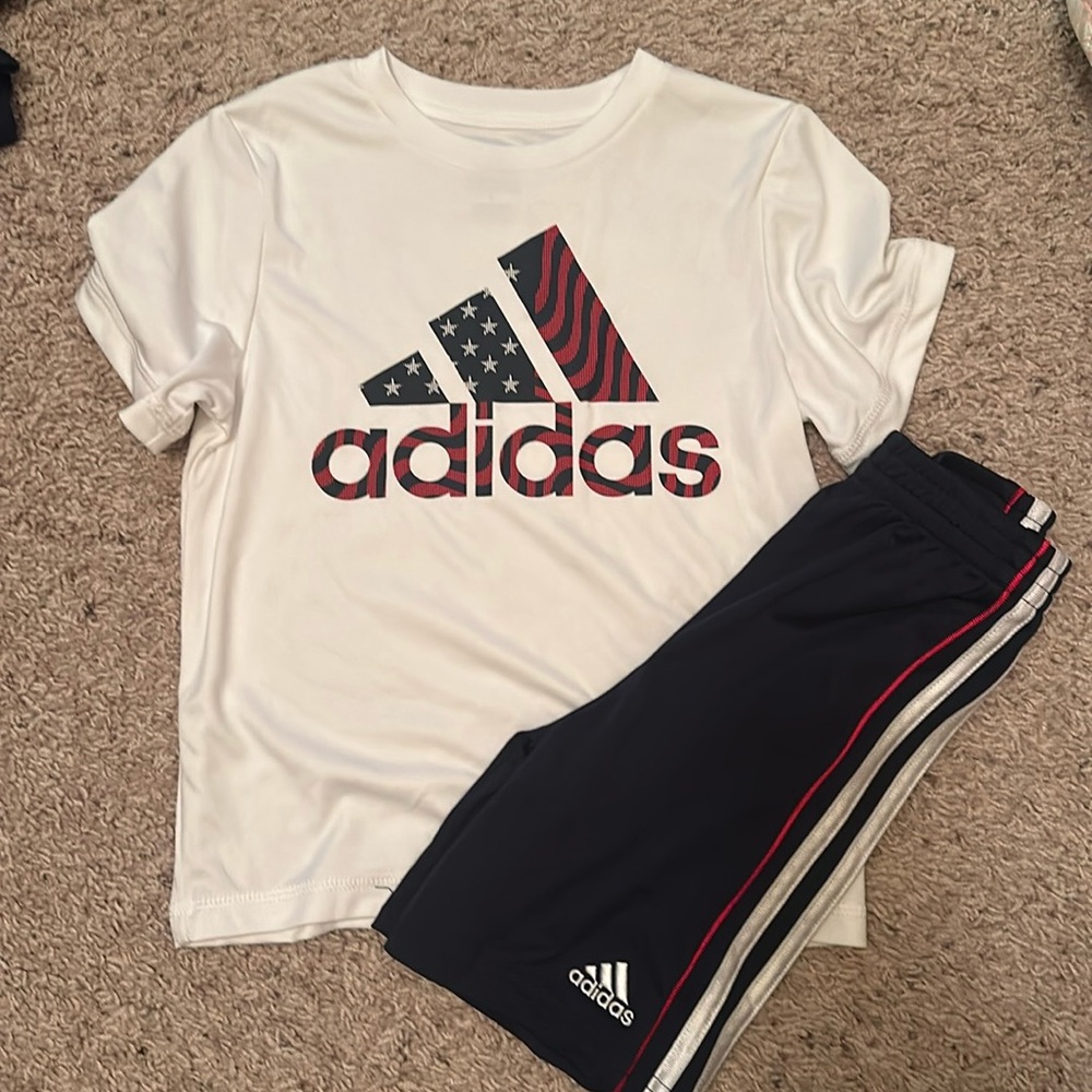 Adidas matching short outfit